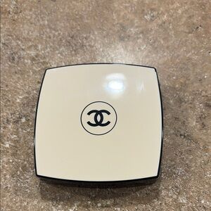 Chanel Compact Case in Cream and Black